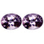 6.66 ct (2pcs) MATCHING PAIR Oval (9.93 x 7.88 mm) Morganite Pink Topaz