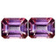 5.52 ct (2pcs) MATCHING PAIR Octagon (9.06 x 7.08 mm) Morganite Pink Topaz