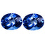 4.55 ct (2pcs) MATCHING PAIR Oval (9.03 x 6.92 mm) English Blue Topaz