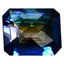 7.06 ct Octagon (12.15 x 10.00 mm) Mystic Blue Mystic Universe Topaz