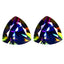 4.69 ct (2pcs) MATCHING PAIR Trillion (8.16 x 8.02 mm) Blue Passion Topaz