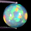 2.31 ct World class Round Cabochon (9.18 x 9.06 mm) Rainbow Opal Gemstone