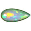 3.24 ct Terrific Pear Cabochon (15.82 x 7.41 mm) Ethiopian Rainbow Opal
