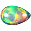 2.48 ct Pleasant Pear Cabochon (13.04 x 8.47 mm) Ethiopian Rainbow Opal