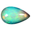 1.68 ct Fantastic Pear Cabochon (12.59 x 7.66 mm) Ethiopian Rainbow Opal