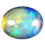 2.08 ct Amazing Oval Cabochon (10.62 x 8.39 mm) Welo Rainbow Opal Stone