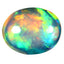 2.03 ct Splendid Oval Cabochon (10.59 x 8.54 mm) Welo Rainbow Opal Stone