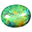 1.43 ct Eye-opening Oval Cabochon (10.36 x 8.02 mm) Rainbow Opal Gemstone
