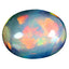 2.22 ct Oval Cabochon (10.56 x 8.21 mm) Ethiopian Rainbow Opal Gemstone