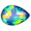 1.51 ct Impressive Pear Cabochon (10.84 x 7.67 mm) Rainbow Opal Gemstone
