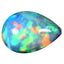 1.80 ct Five-star Pear Cabochon (10.70 x 7.53 mm) Ethiopian Rainbow Opal