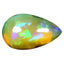 1.59 ct Tremendous Pear Cabochon (11.16 x 6.71 mm) Rainbow Opal Gemstone