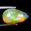 1.59 ct Tremendous Pear Cabochon (11.16 x 6.71 mm) Rainbow Opal Gemstone