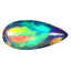 1.53 ct Tremendous Pear Cabochon (13.79 x 6.28 mm) Rainbow Opal Gemstone