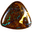 7.47 ct Phenomenal Fancy (14.99 x 13.66mm) Australian Koroit Boulder Opal