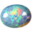 3.58 ct Topnotch Oval Cabochon (12.73 x 9.69 mm) Ethiopian Rainbow Opal