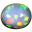 3.43 ct Attractive Oval Cabochon (11.84 x 9.94 mm) Rainbow Opal Gemstone