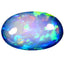 2.67 ct Oval Cabochon (14.33 x 9.13 mm) Ethiopian Rainbow Opal Gemstone
