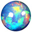 4.13 ct Round Cabochon (12.35 x 12.43 mm) Ethiopian Rainbow Opal Gemstone