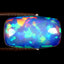 3.50 ct Wonderful Cushion (15.78 x 8.99 mm) Ethiopian Rainbow Opal Stone