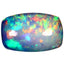 2.91 ct Fair Cushion Cabochon (13.48 x 8.54 mm) Ethiopian Rainbow Opal