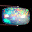 2.91 ct Fair Cushion Cabochon (13.48 x 8.54 mm) Ethiopian Rainbow Opal