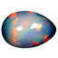 3.36 ct Pear Cabochon (14.00 x 9.56 mm) Ethiopian Rainbow Opal Gemstone
