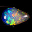 3.24 ct Superior Pear Cabochon (16.87 x 10.45 mm) Ethiopian Rainbow Opal