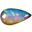5.12 ct Very good Pear Cabochon (19.97 x 11.07 mm) Rainbow Opal Gemstone