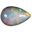 3.23 ct Terrific Pear Cabochon (15.62 x 10.27 mm) Ethiopian Rainbow Opal