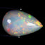 3.23 ct Terrific Pear Cabochon (15.62 x 10.27 mm) Ethiopian Rainbow Opal