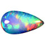 2.84 ct Phenomenal Pear Cabochon (16.01 x 8.92 mm) Rainbow Opal Gemstone