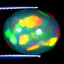 4.26 ct Oval Cabochon (12.72 x 10.32 mm) Ethiopian Rainbow Opal Gemstone
