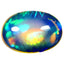 3.64 ct Oval Cabochon (13.93 x 9.75 mm) Ethiopian Rainbow Opal Gemstone