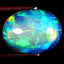 2.39 ct Stunning Oval Cabochon (12.26 x 9.36 mm) Welo Rainbow Opal Stone