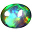 2.39 ct Oval Cabochon (12.52 x 10.19 mm) Ethiopian Rainbow Opal Gemstone