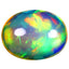 2.59 ct Significant Oval Cabochon (11.64 x 9.06 mm) Rainbow Opal Gemstone