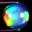 2.95 ct Round Cabochon (11.11 x 10.98 mm) Ethiopian Rainbow Opal Gemstone
