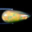 3.24 ct Pear Cabochon (17.03 x 7.90 mm) Ethiopian Natural Rainbow Opal