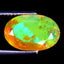 2.65 ct Pleasant Oval (13.67 x 9.14 mm) Multicolor Rainbow Opal Gemstone
