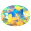 2.08 ct Splendid Oval (12.14 x 8.73 mm) Multicolor Rainbow Opal Gemstone