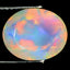 2.77 ct Remarkable Oval (11.56 x 9.44 mm) Multicolor Rainbow Opal Stone
