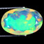 2.21 ct Marvelous Oval (13.89 x 9.11 mm) Multicolor Rainbow Opal Gemstone