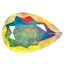 2.45 ct Eye-opening Pear (13.56 x 9.22 mm) Multicolor Welo Rainbow Opal