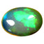 3.29 ct Attractive Oval Cabochon (14.11 x 10.12 mm) Rainbow Opal Gemstone