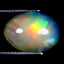 4.00 ct Fantastic Oval Cabochon (14.38 x 10.77 mm) Rainbow Opal Gemstone