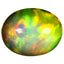 3.00 ct Superior Oval Cabochon (11.75 x 9.37 mm) Ethiopian Rainbow Opal