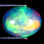 3.04 ct Oval Cabochon (12.72 x 10.09 mm) Ethiopian Rainbow Opal Gemstone