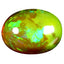 3.26 ct Shimmering Oval Cabochon (11.86 x 8.94 mm) Rainbow Opal Gemstone