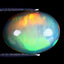 2.30 ct Oval Cabochon (12.10 x 9.24 mm) Ethiopian Rainbow Opal Gemstone
